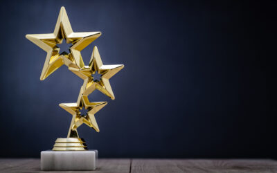 trophy shaped like three stars